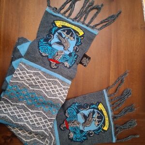 Harry Potter Ravenclaw Scarf Blue Gray Striped Universal Orlando Wizarding World